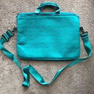 Marc By Marc Jacobs Accessories - MARC by Marc Jacobs Turquoise 15" Laptop Bag Marc By Marc Jacobs Accessories - MARC by Marc Jacobs Turquoise 15" Laptop Bag